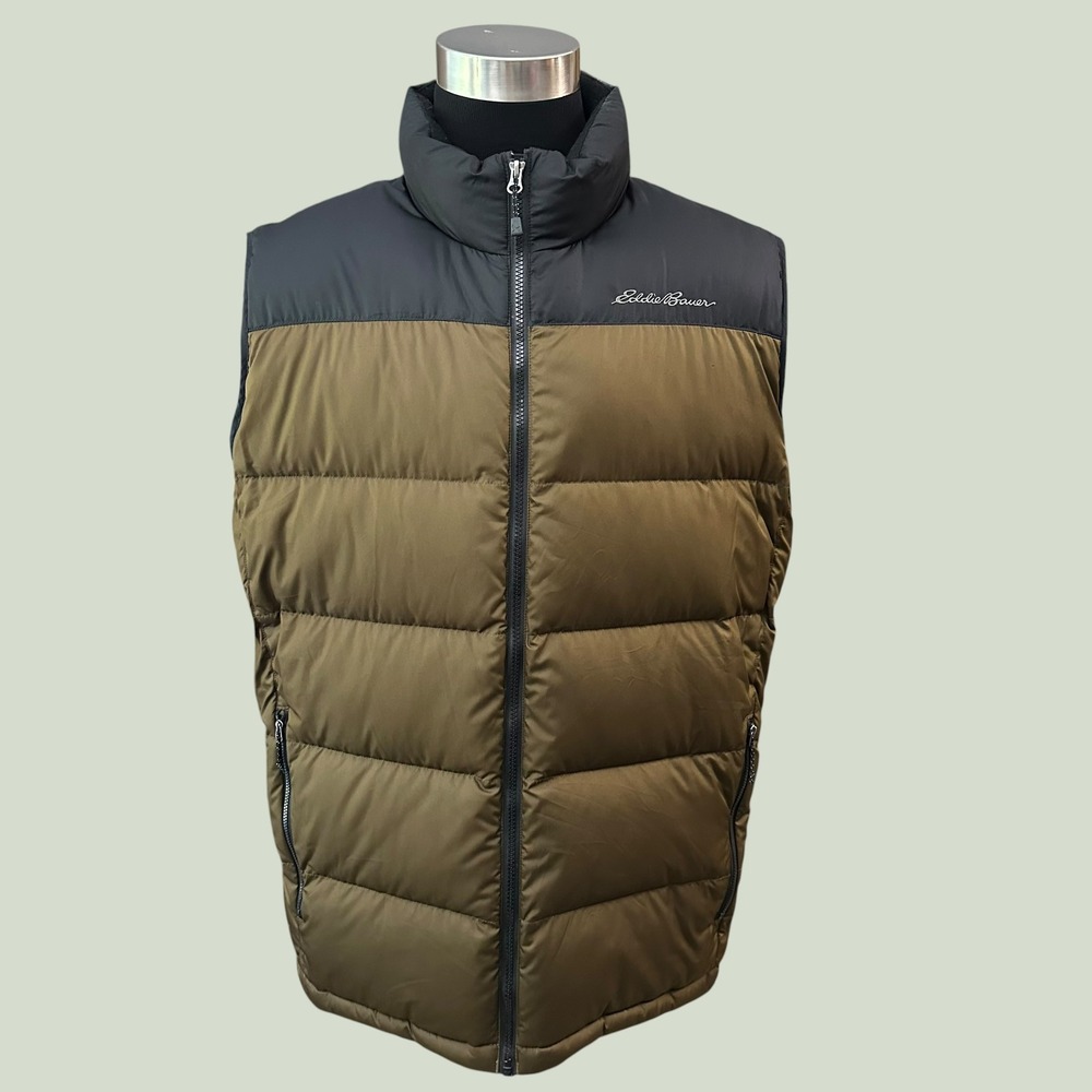 Eddie Bauer Men's Puffer Goose Down Vest EB 550 sz Tall XL